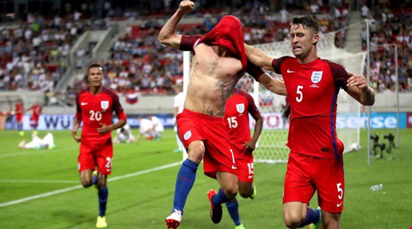 England scrapes a win against Slovakia as Adam Lallana nets his first England goal