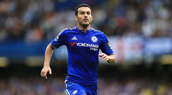 The picture of Pedro that Sky used for Chelsea’s team line-up was a bit odd