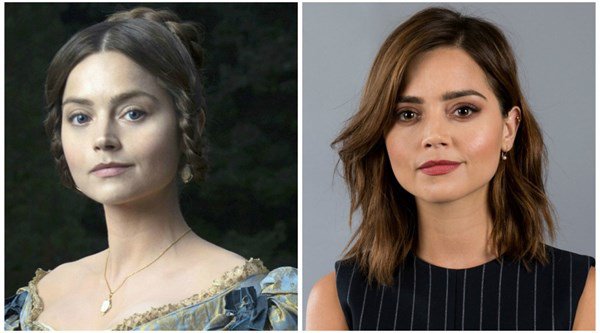 It took three weeks to turn Jenna Coleman’s brown eyes blue for Victoria