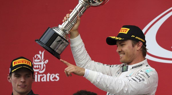 Nico Rosberg pulls clear in title race after Lewis Hamilton’s horror start