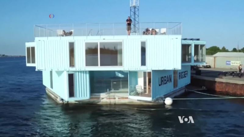 Students Live in Floating Shipping Containers