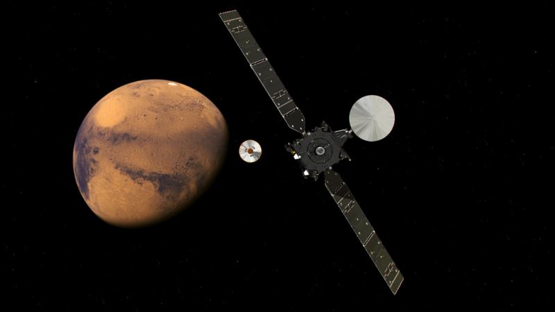 Mars Probe Confirmed Entering Martian Atmosphere