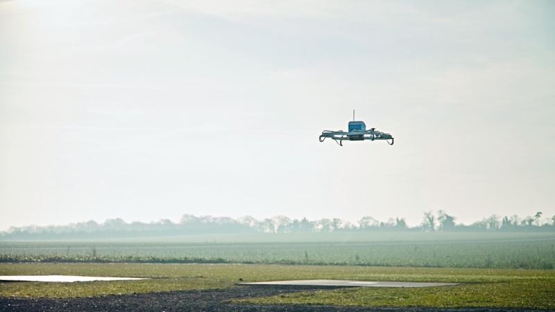Amazon Drone Makes First UK Delivery
