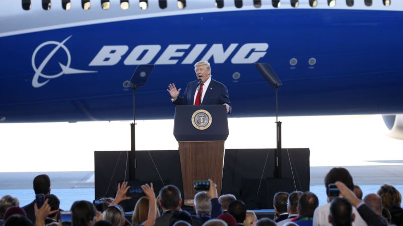Trump Touts ‘America First,’ US Jobs During Boeing Factory Visit