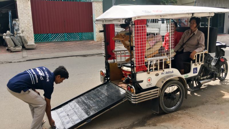 Modified Transportation Opens Up World to Disabled in Phnom Penh