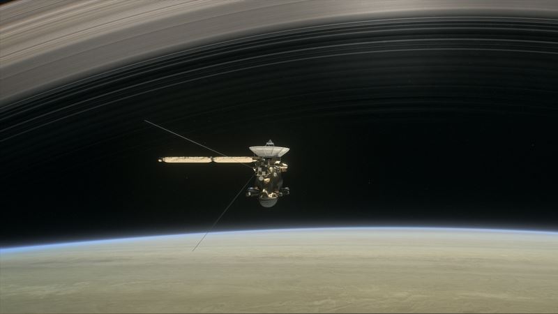Last Adventure Ahead for NASA’s Cassini Spacecraft at Saturn