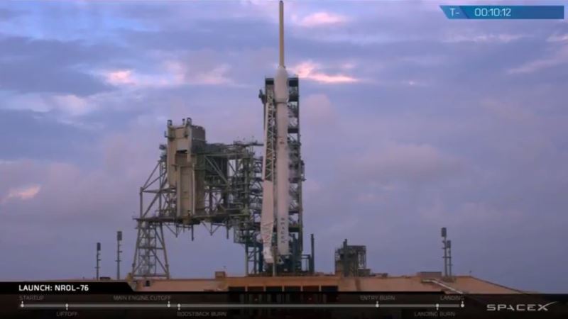 SpaceX Launches Secret Spy Satellite