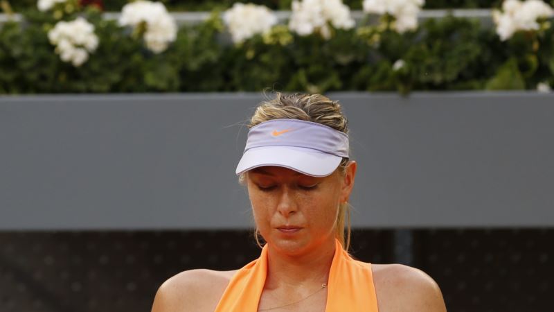 Sharapova More Disappointed to Lose Early Than to Detractor