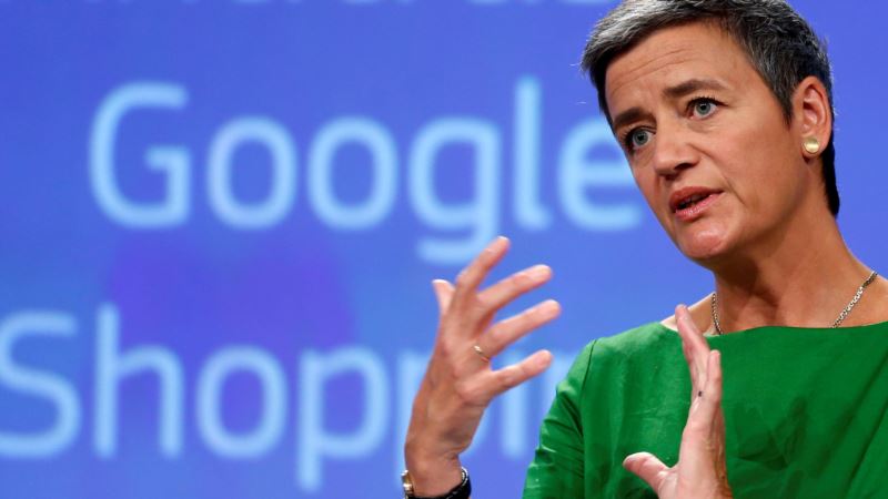 EU Fines Google $2.7 Billion
