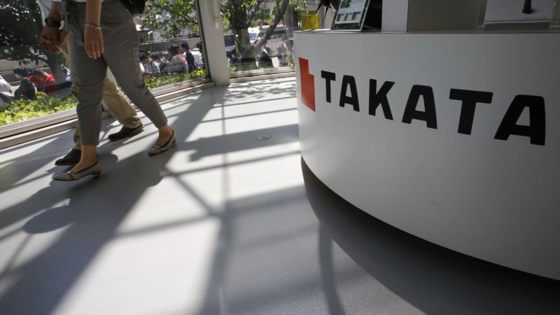 Air Bag Maker Takata Files For Bankruptcy in Japan, US