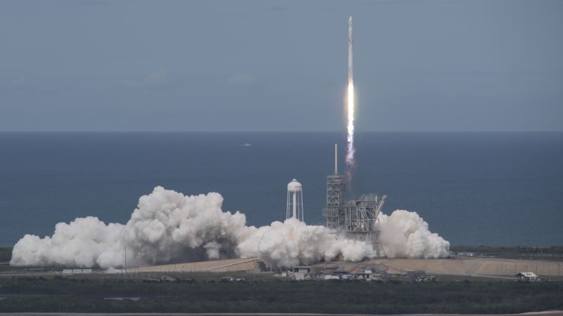 SpaceX  Launches First Recycled Supply Ship