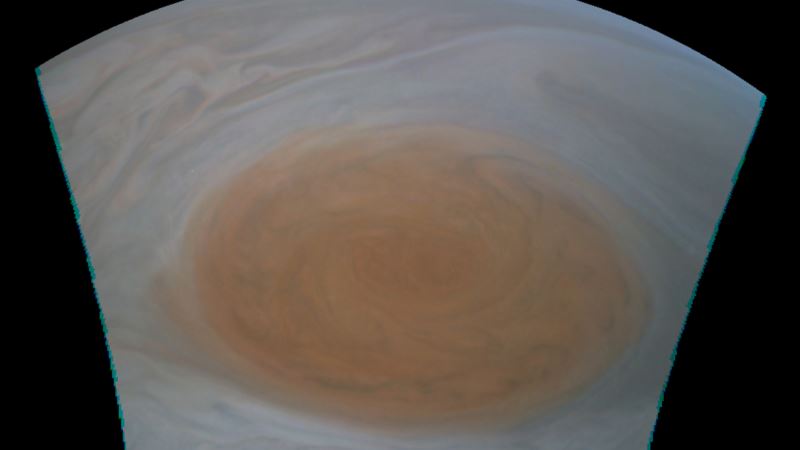 Spacecraft Reveals Beauty of Solar System’s Biggest Storm