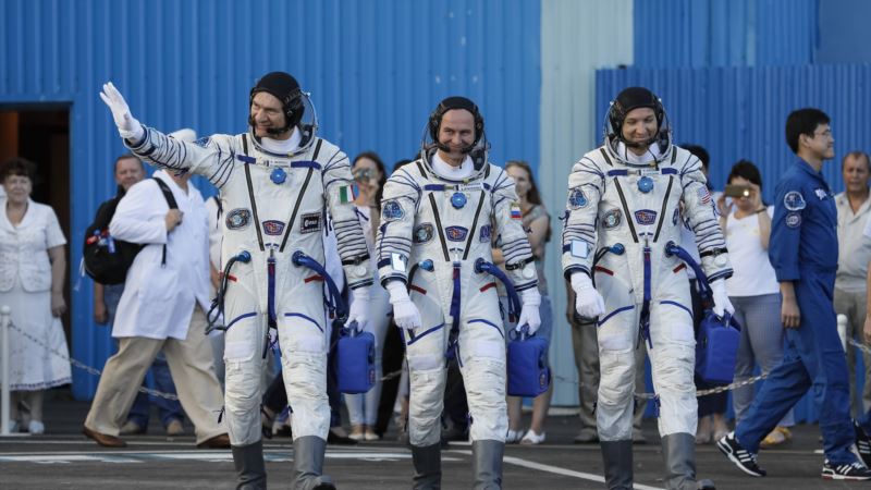 Three-man Crew Reaches Space Station as US Boosts Research