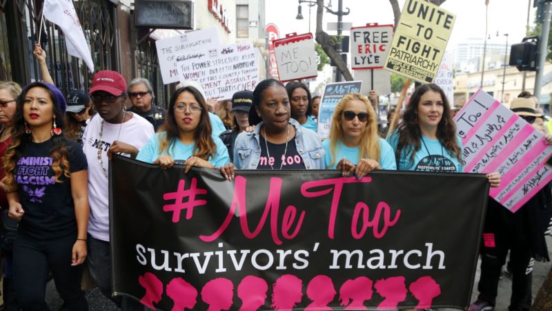 Hundreds in Hollywood March Against Sexual Harassment