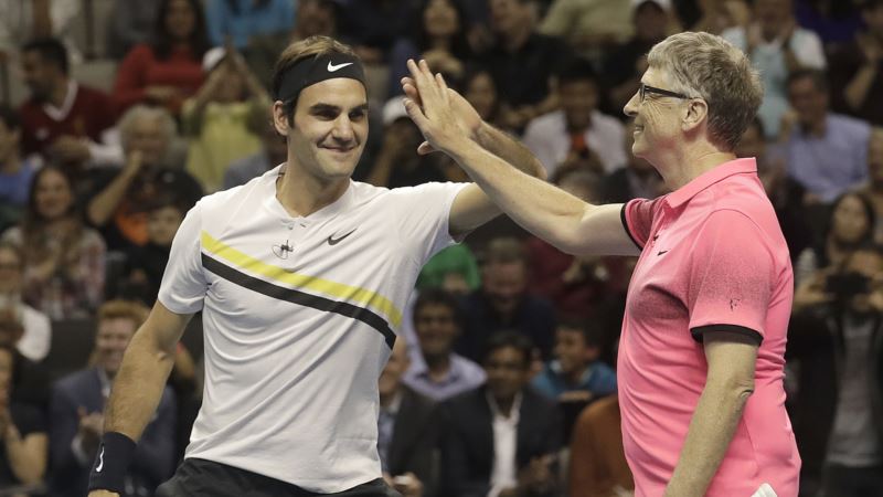 Federer joins Bill Gates in 1st Career Bay Area Appearance