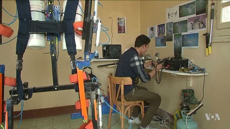 Egyptian Teen Offers Hope to Disabled With New Exoskeleton