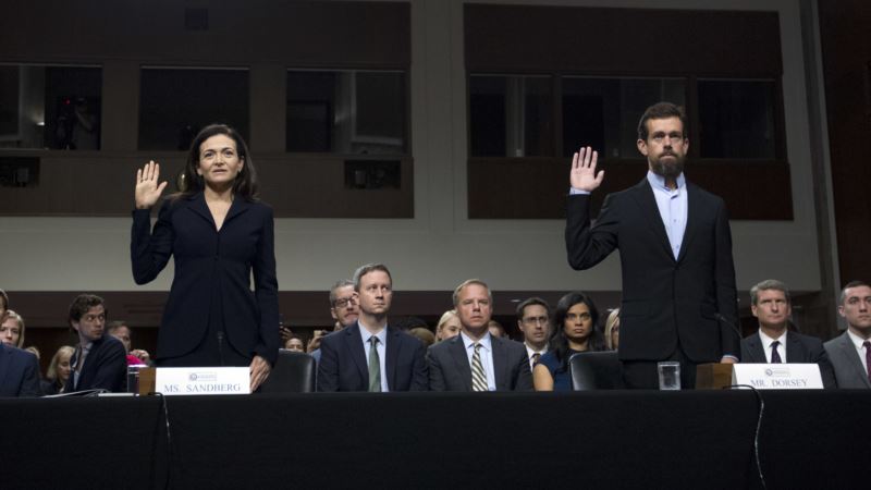 Facebook, Twitter Executives Testify on Capitol Hill; Google Absent
