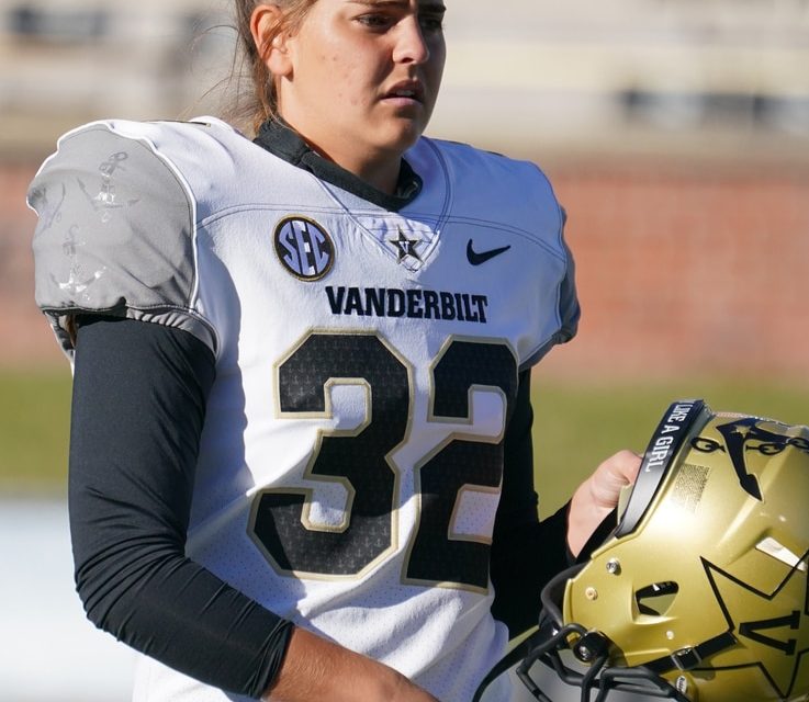 Vanderbilt Kicker Becomes First Woman to Play US College Football in Major Conference