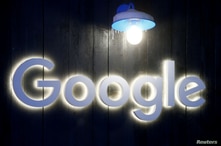FILE PHOTO: The logo of Google is seen in Davos, Switzerland Januar 20, 2020. Picture taken January 20, 2020. REUTERS/Arnd…