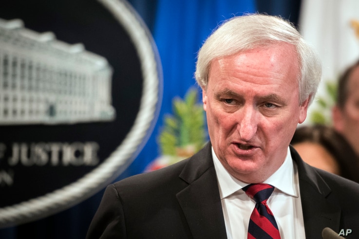 Deputy Attorney General Jeffrey Rosen announces the launch of the Procurement Collusion Strike Force at the Justice Department…