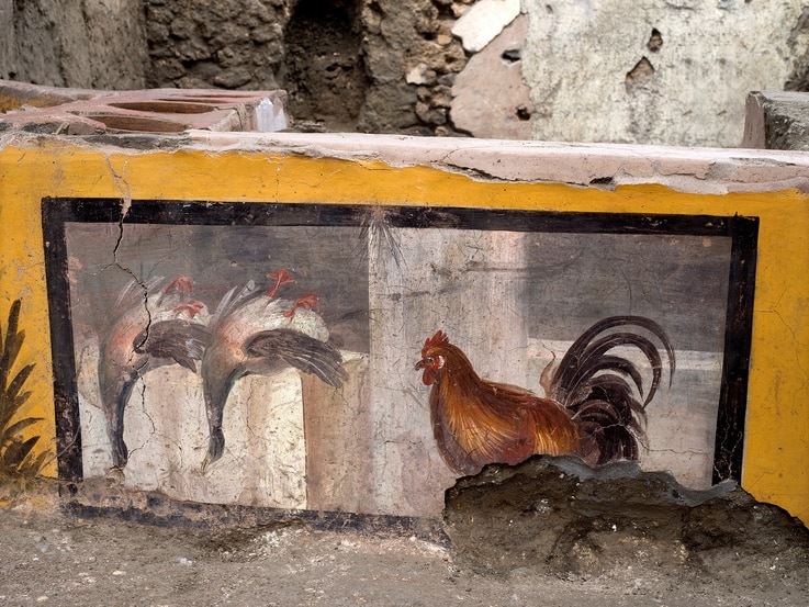 Excavations in Pompeii