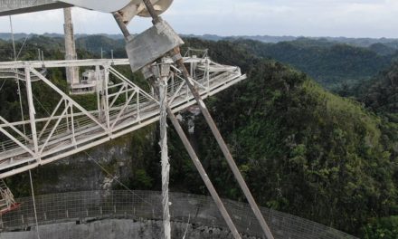 Huge Puerto Rico Radio Telescope, Already Damaged, Collapses