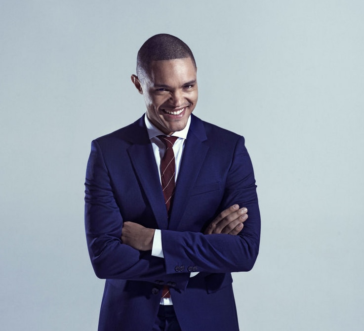 South African comedian Trevor Noah will take the helm from host Jon Stewart on the popular U.S. political satire program, The Daily Show. (Courtney photo, Comedy Central)