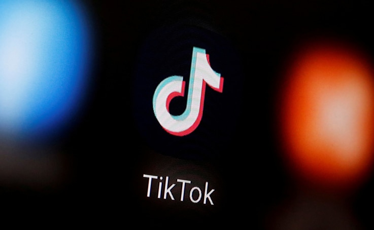 FILE - A TikTok logo is displayed on a smartphone in this illustration taken Jan. 6, 2020.